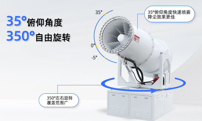 降塵選60米全自動(dòng)炮霧機(jī)